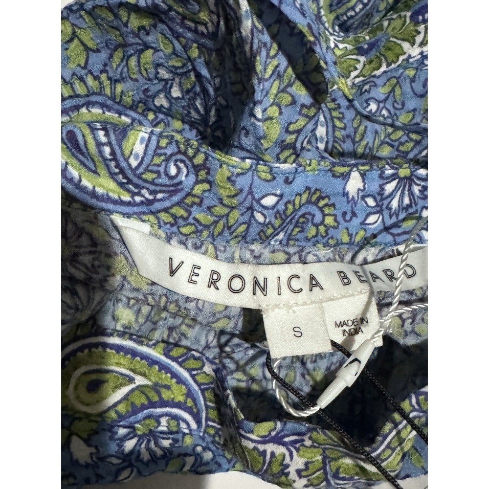 Veronica Beard Windansea Blue Paisley Maxi Dress Size Small - Picture 7 of 12